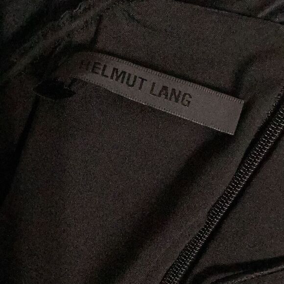 New. Helmut Lang black midi dress. Size 2. Retail $637 - Picture 9 of 9